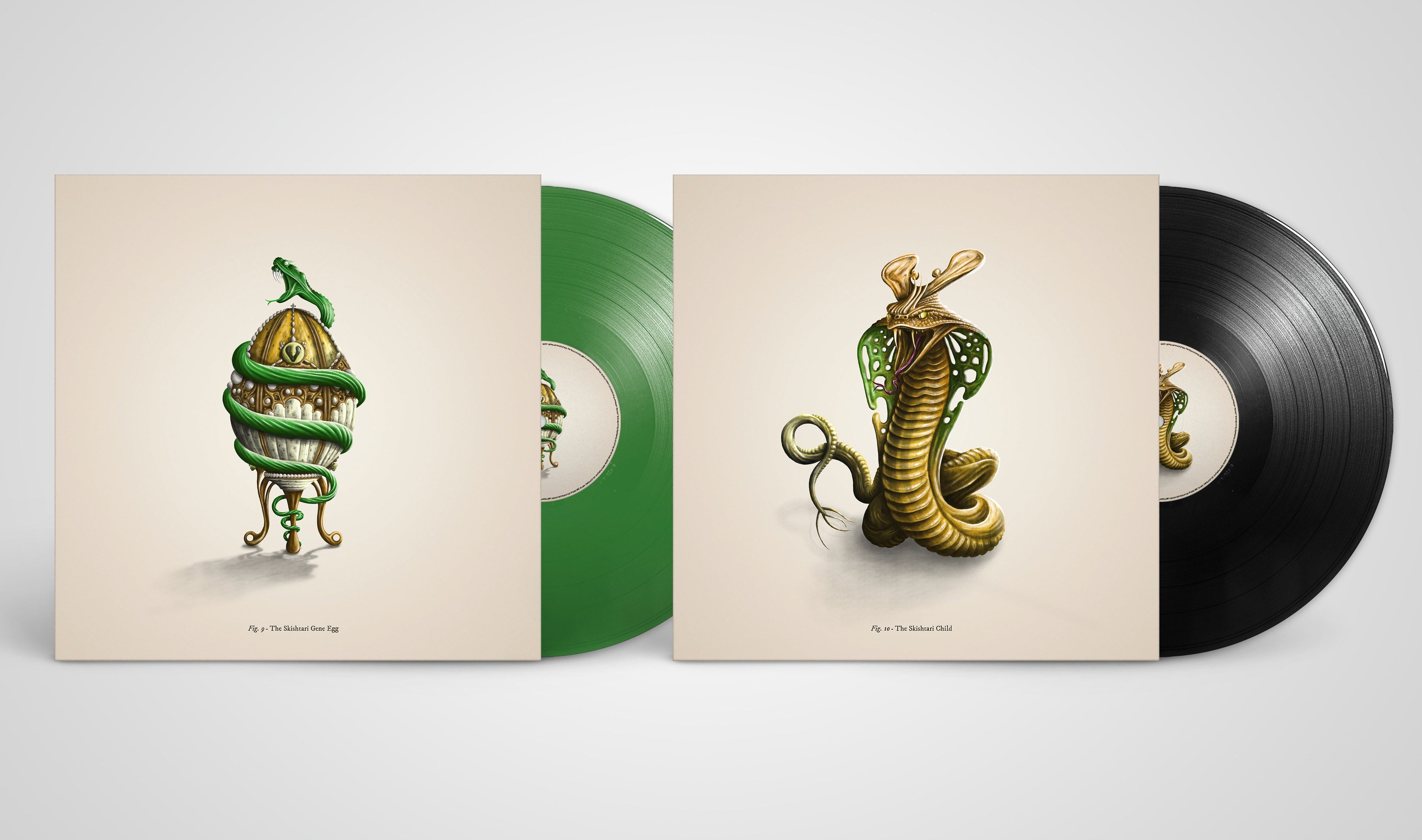 Doctor Who - Serpent Crest: Limited Green & Black Vinyl 10LP Box Set Tom Baker Signed Edition