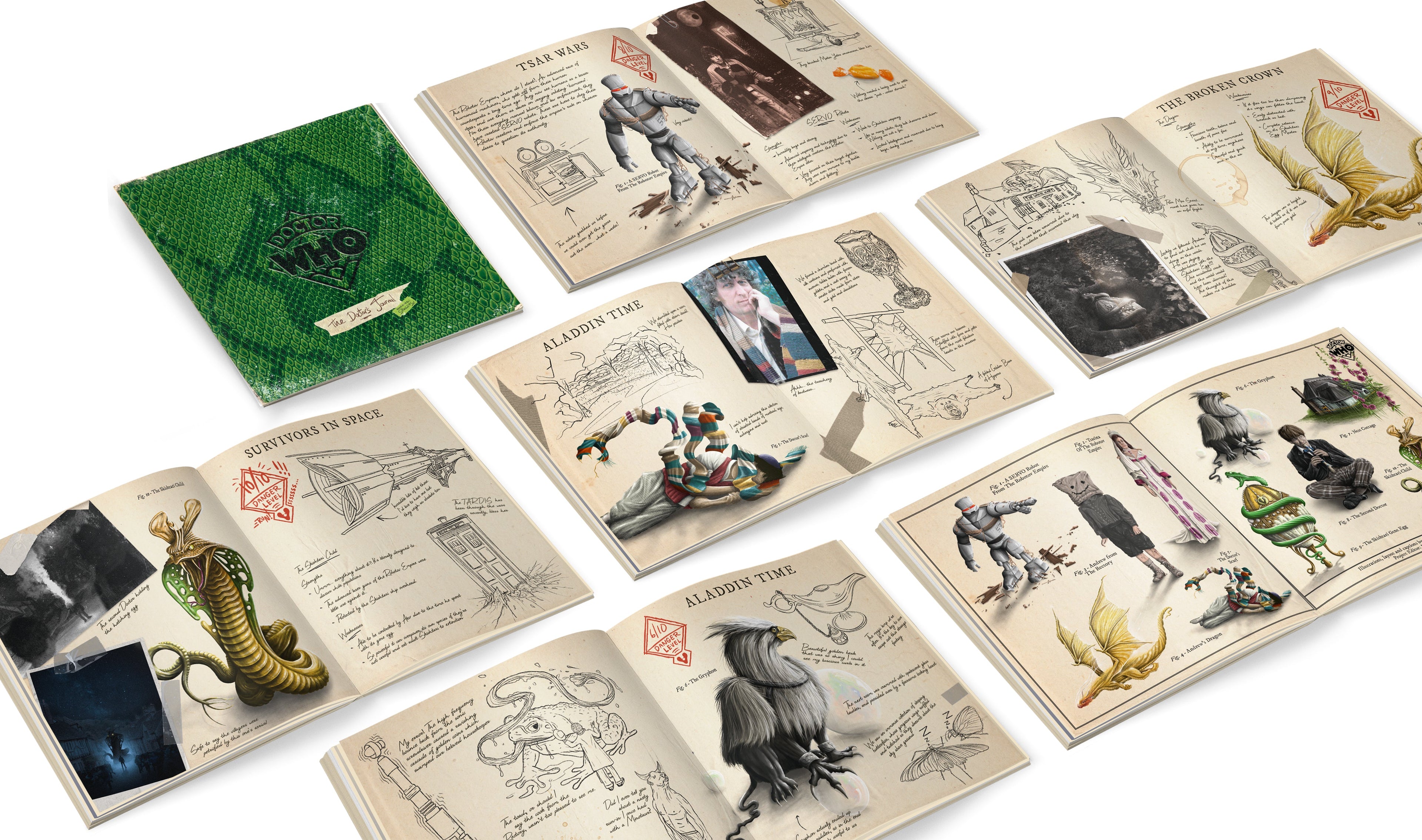 Doctor Who - Serpent Crest: Limited Green & Black Vinyl 10LP Box Set Tom Baker Signed Edition