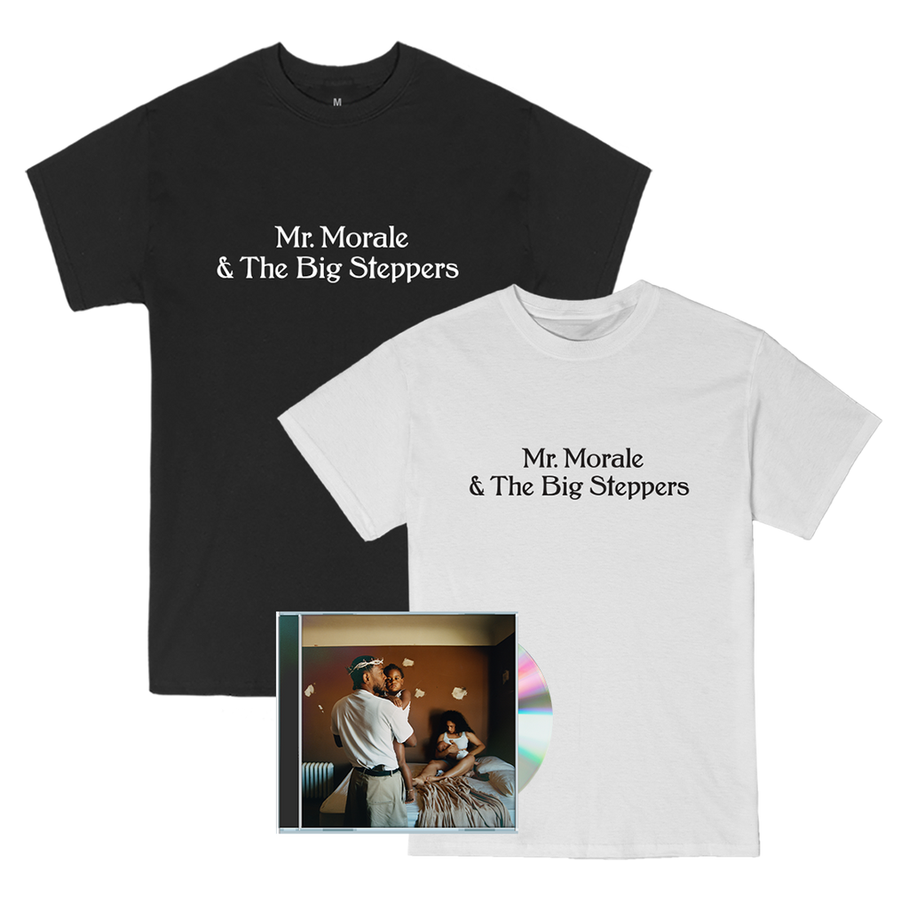 Mr. Morale & The Big Steppers: CD, T-Shirt (White) & T-Shirt (Black)