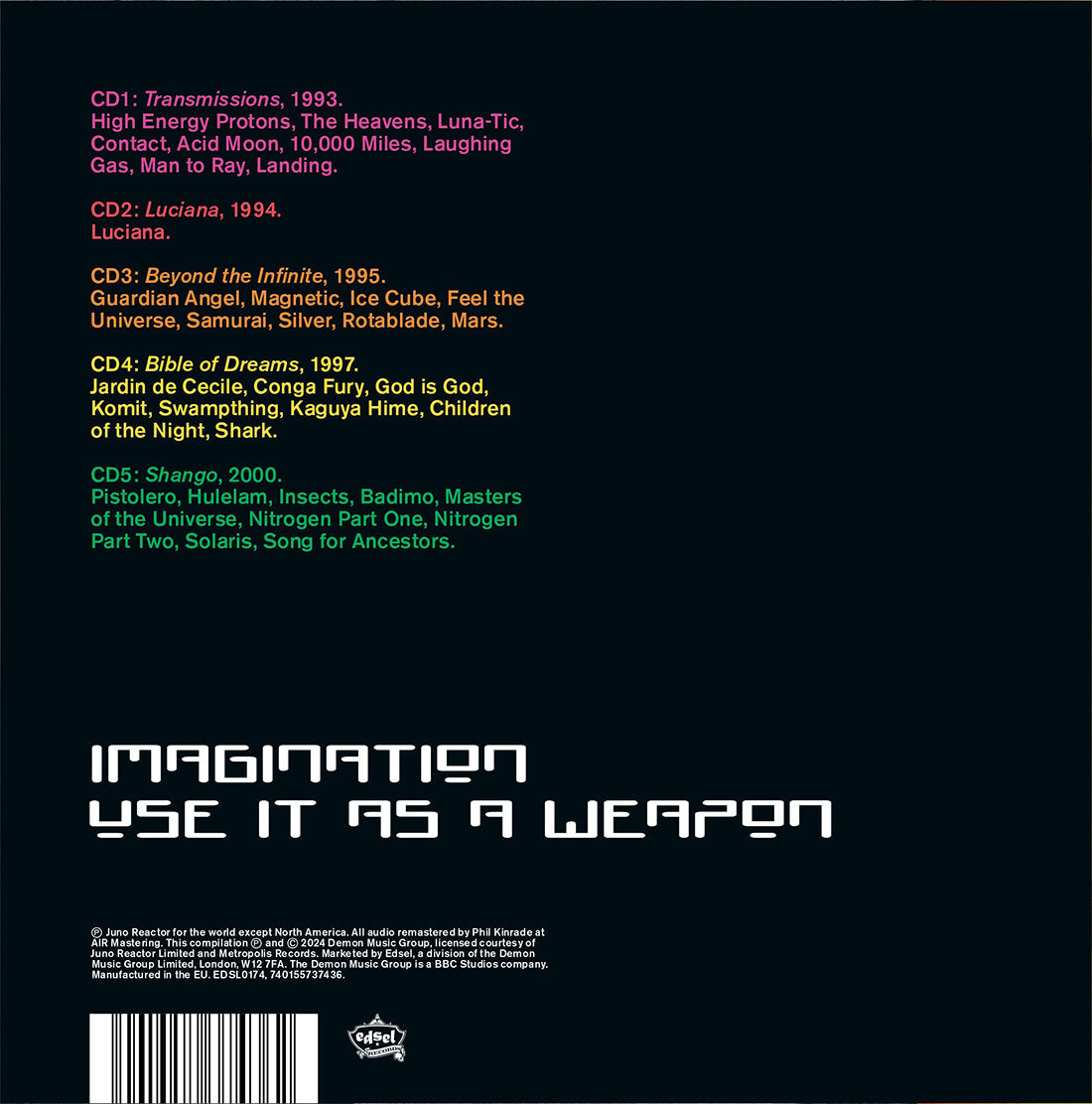 Imagination, Use It As a Weapon: Signed 5CD