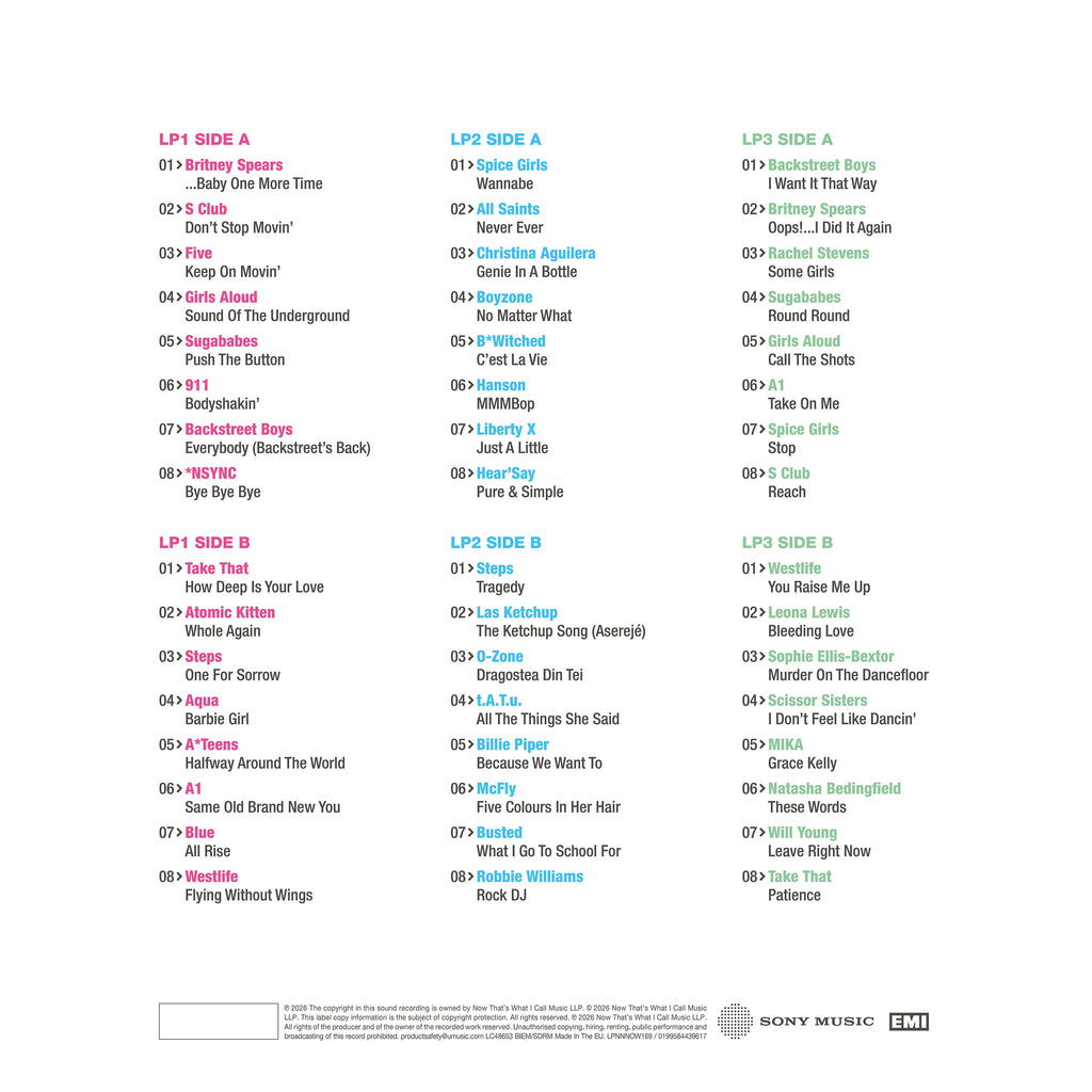 NOW That's What I Call An Era - ONE MORE TIME: 1996-2007 (3LP)
