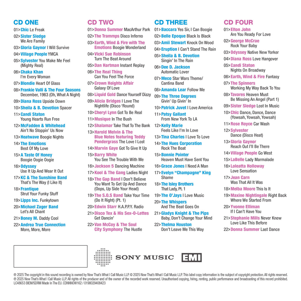 NOW That's What I Call An Era - Disco: 1973-1980 (4CD)