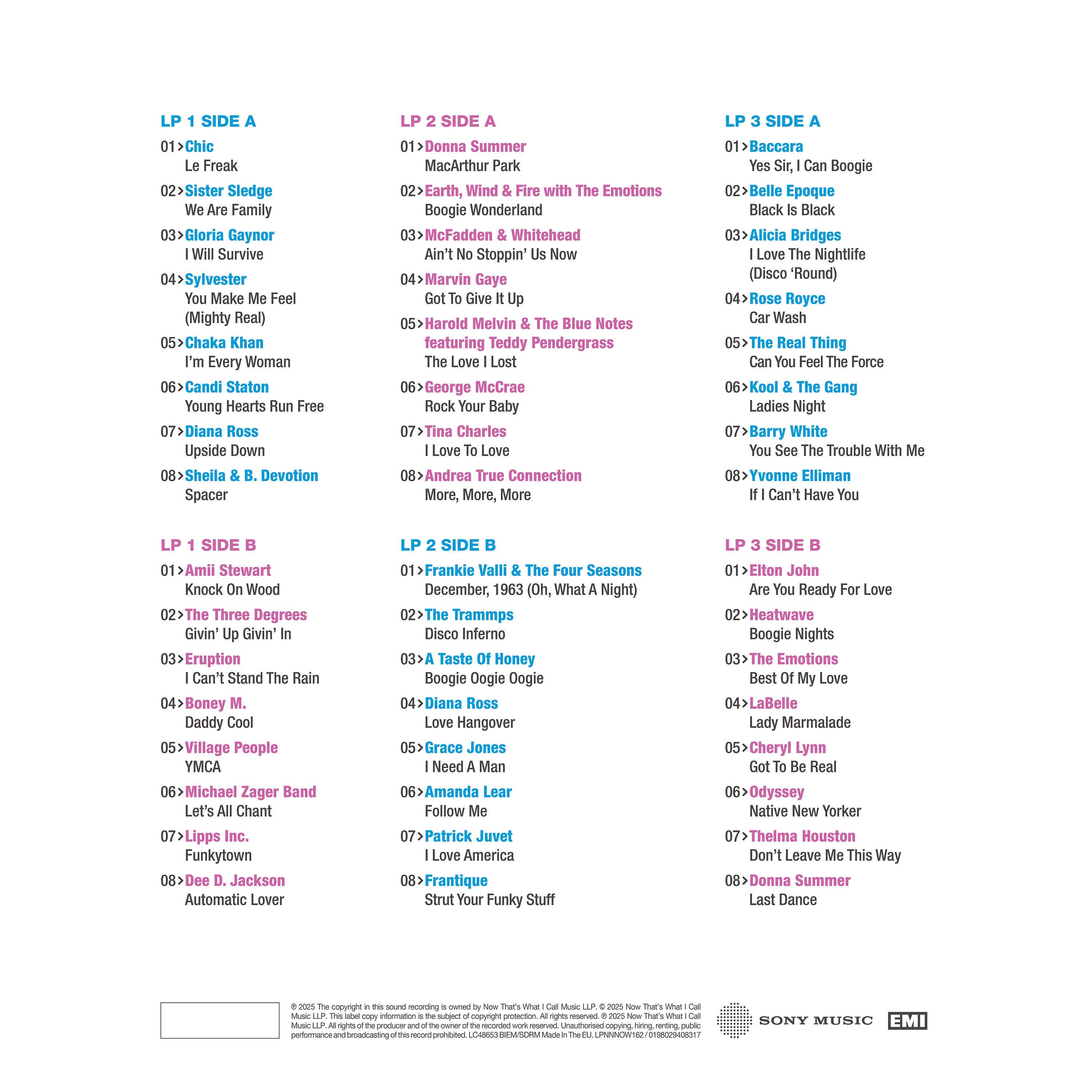 NOW That's What I Call An Era - Disco: 1973-1980 (3LP)