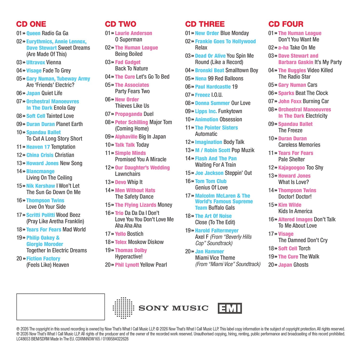 NOW That's What I Call An Era - (FEELS LIKE) HEAVEN: 1978-1985 (Special Edition 4CD)