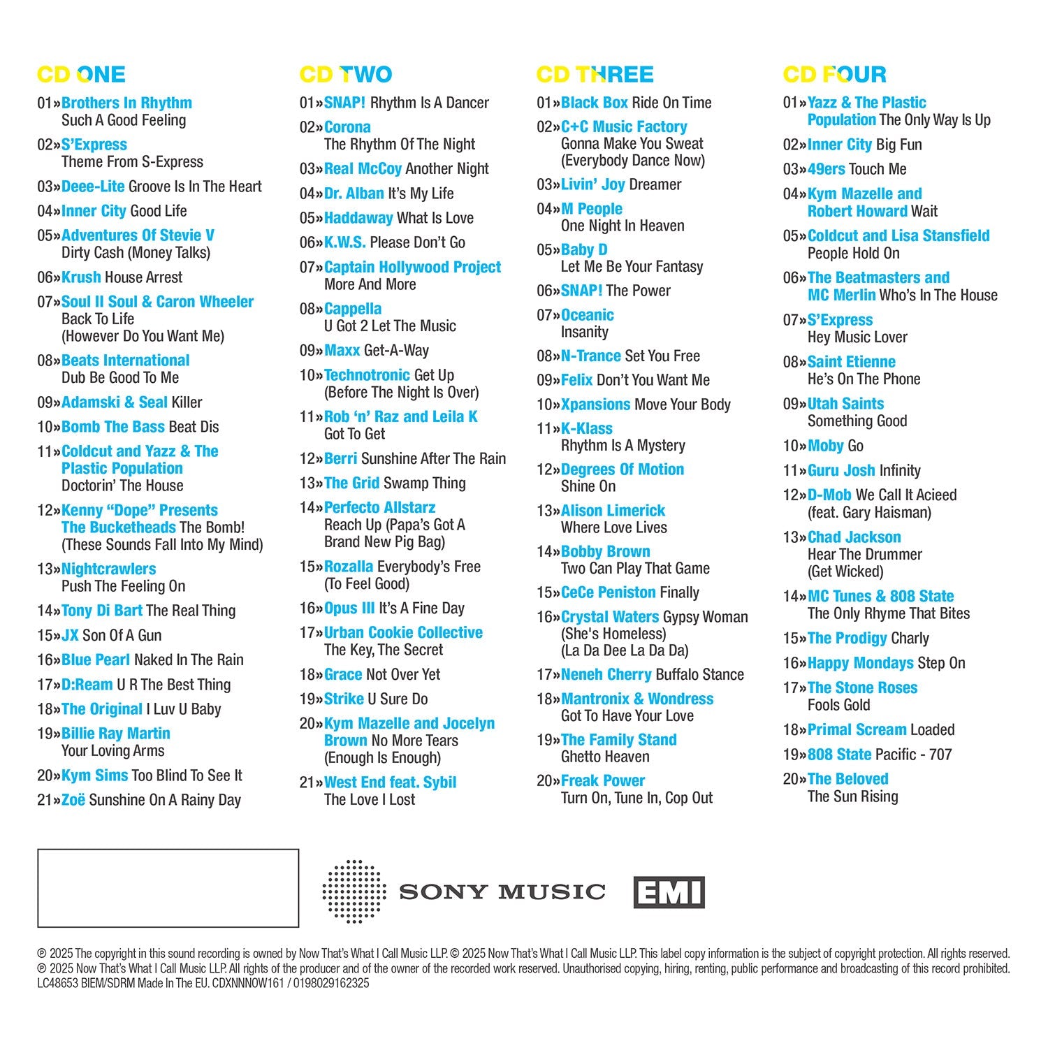 NOW That's What I Call An Era - Such A Good Feeling: 1988-1995 (4CD)