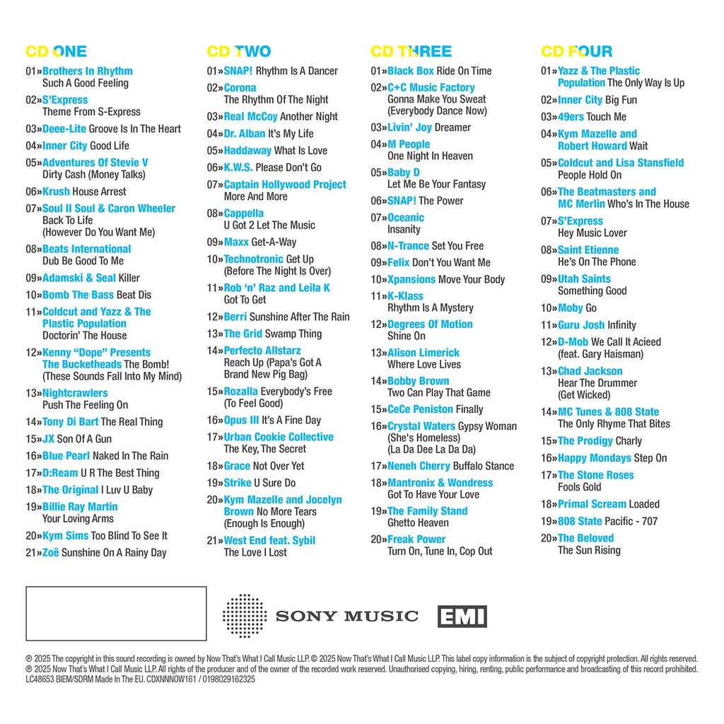 NOW That's What I Call An Era - Such A Good Feeling: 1988-1995 (Special Edition 4CD)