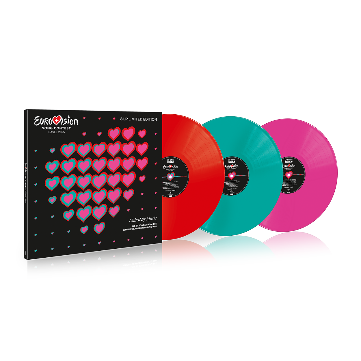 Eurovision Song Contest Basel 2025: Colour Vinyl 3LP