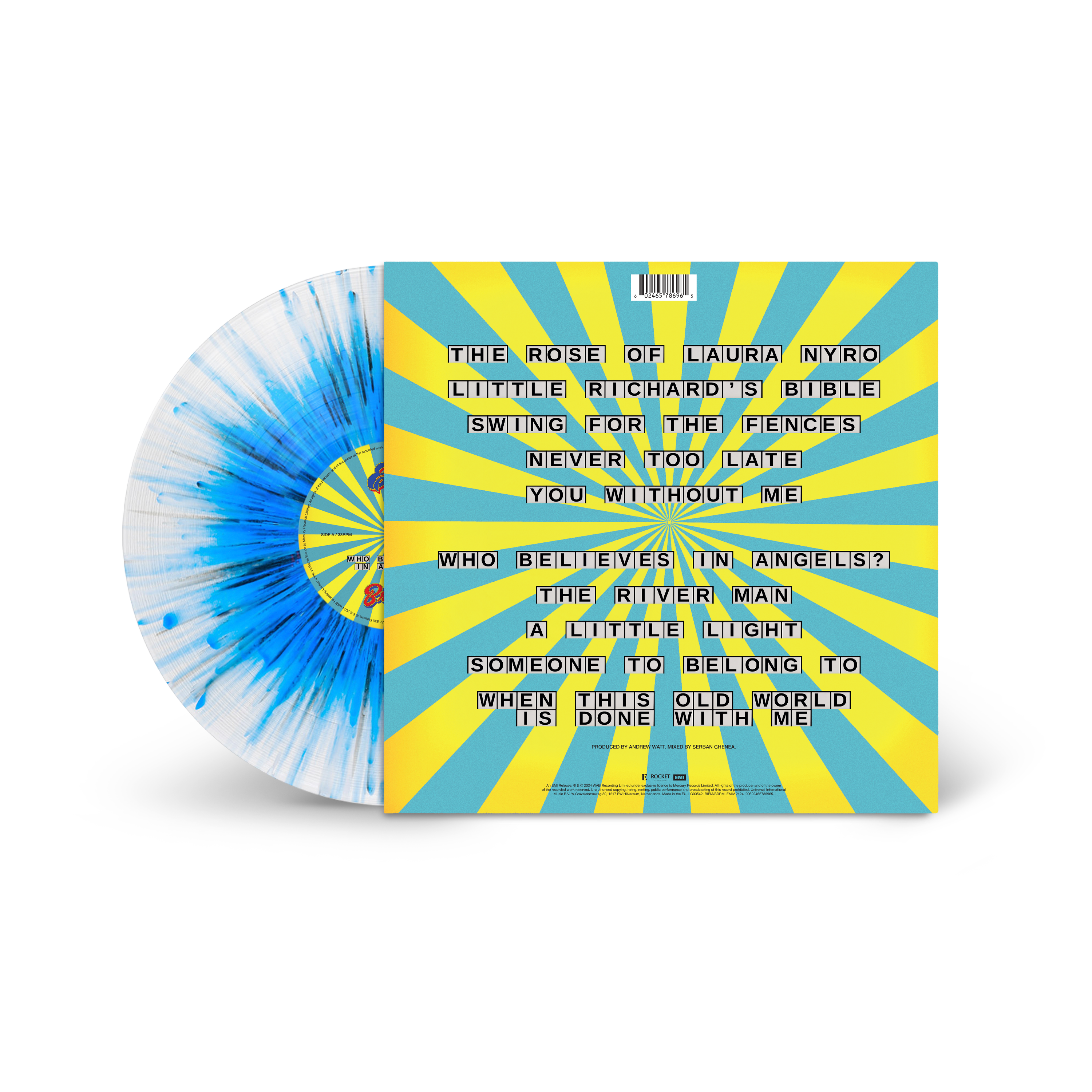 Who Believes In Angels? Limited Edition Blue Splatter Vinyl