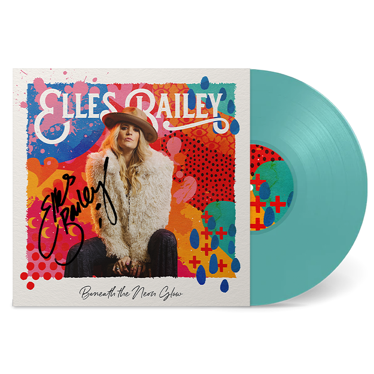 Beneath The Neon Glow: Exclusive Signed Blue Vinyl LP