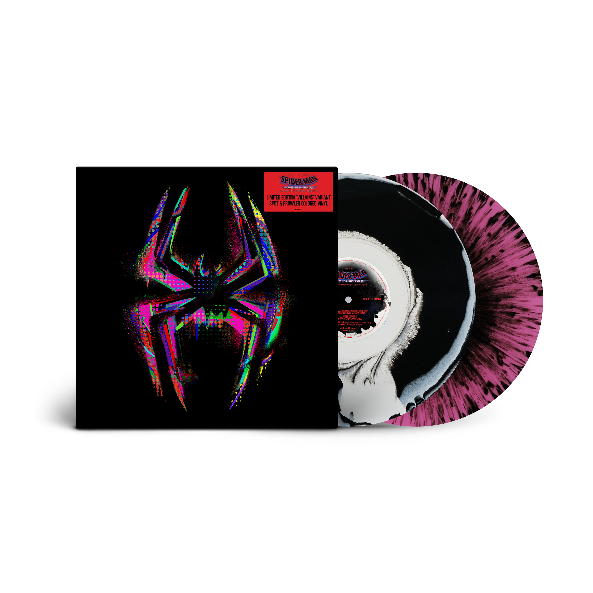 Metro Boomin Presents Spider-Man - Across The Spider-Verse: Limited Colour Vinyl 2LP