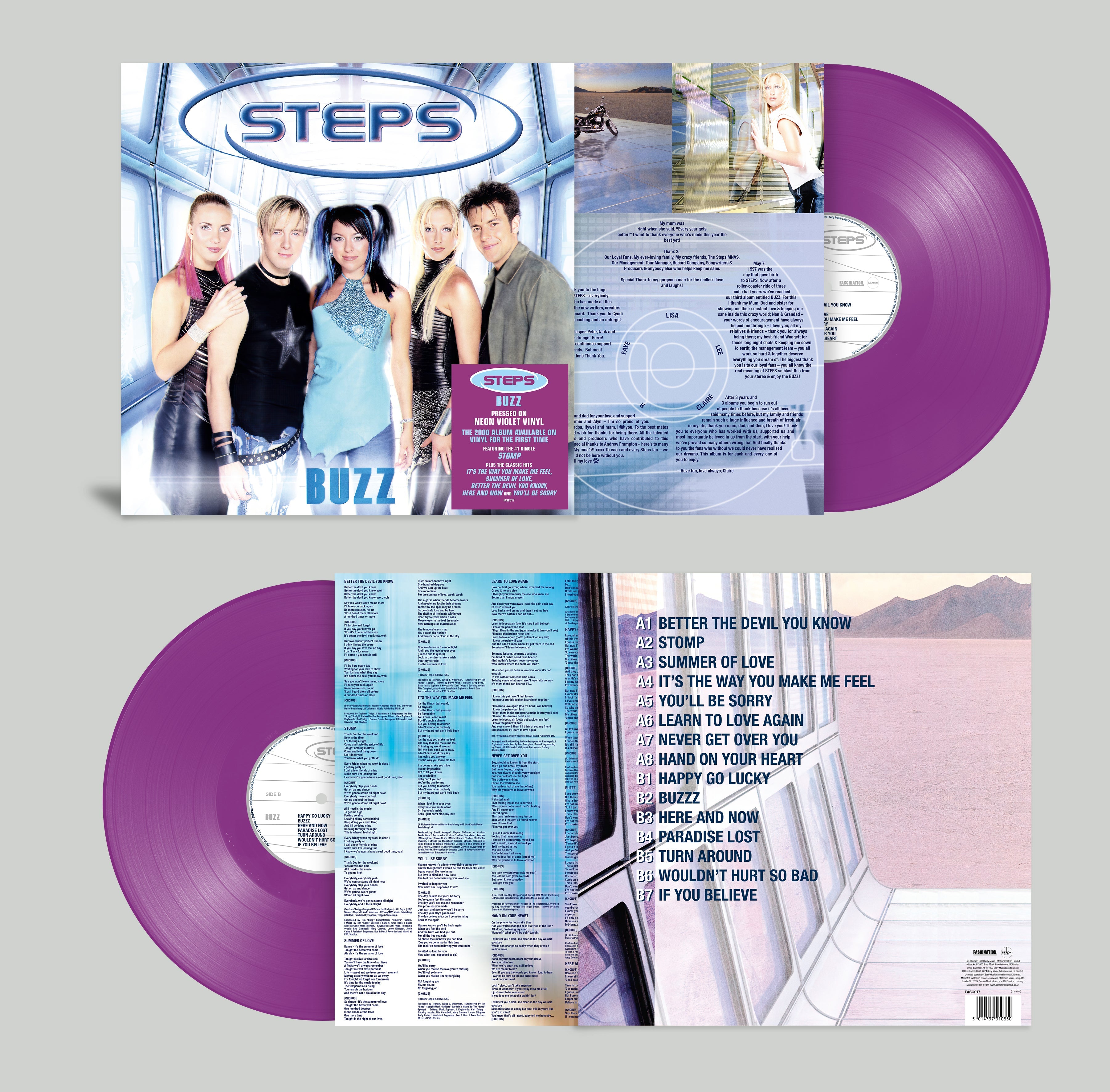 Buzz: Limited Neon Violet Vinyl LP