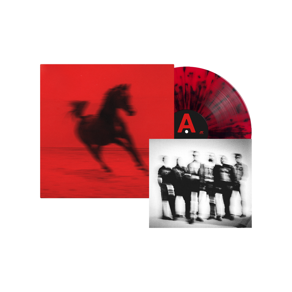 BUCK: Limited Red with Black Splatter Vinyl LP + Signed Art Card