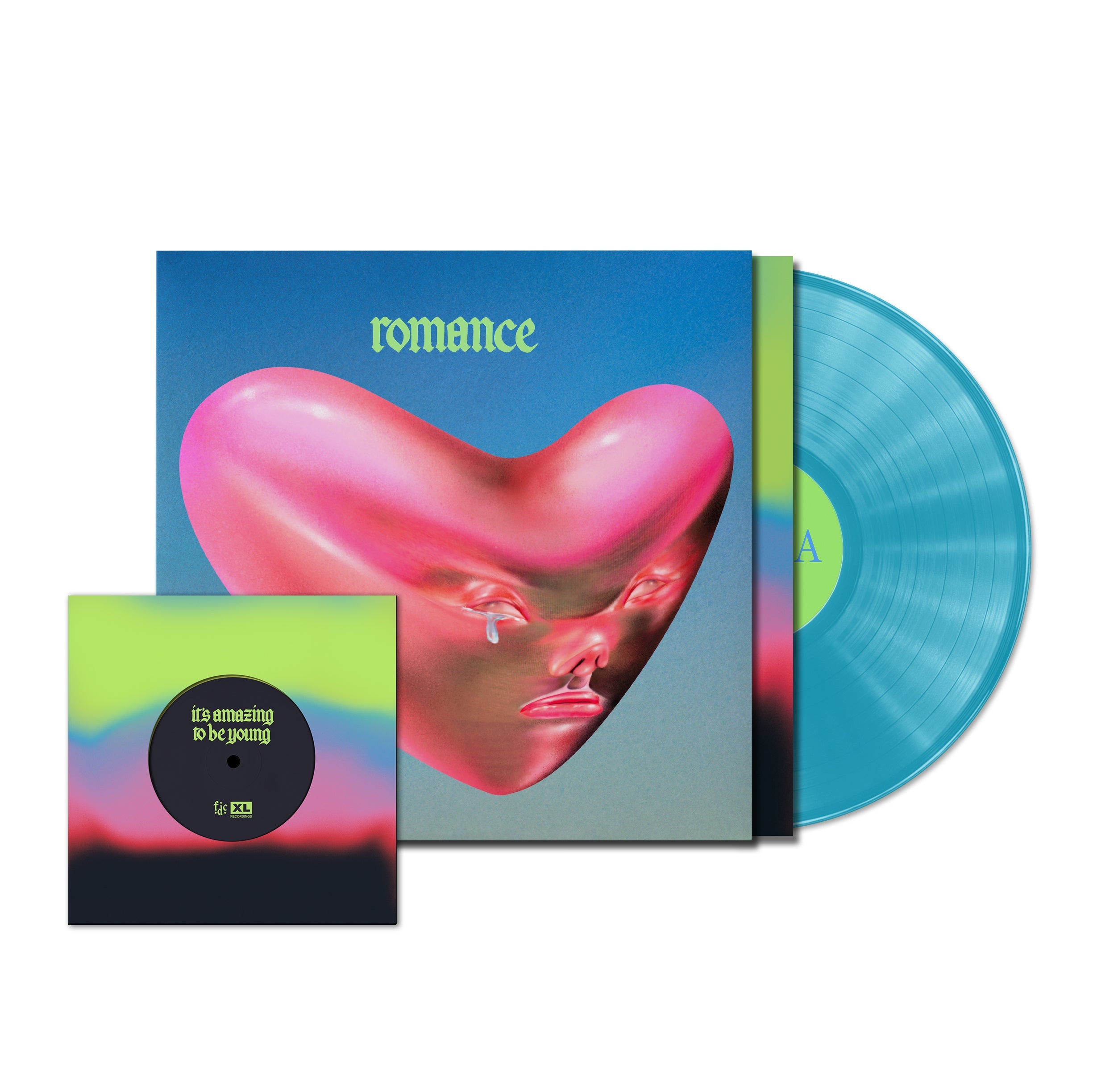 Romance (Bonus Edition): Turquoise Blue LP + Black 7”