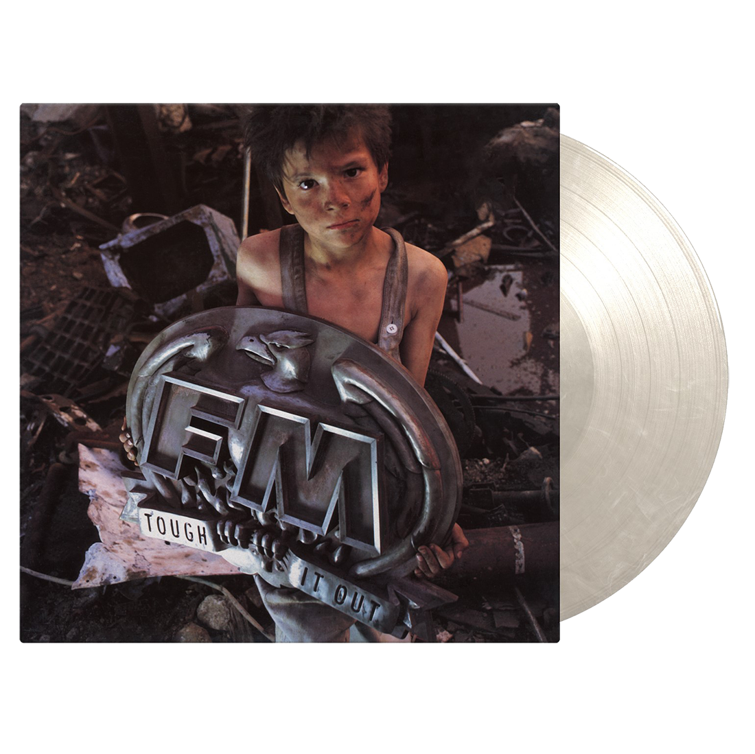 Tough It Out: Clear and White Marbled Vinyl LP