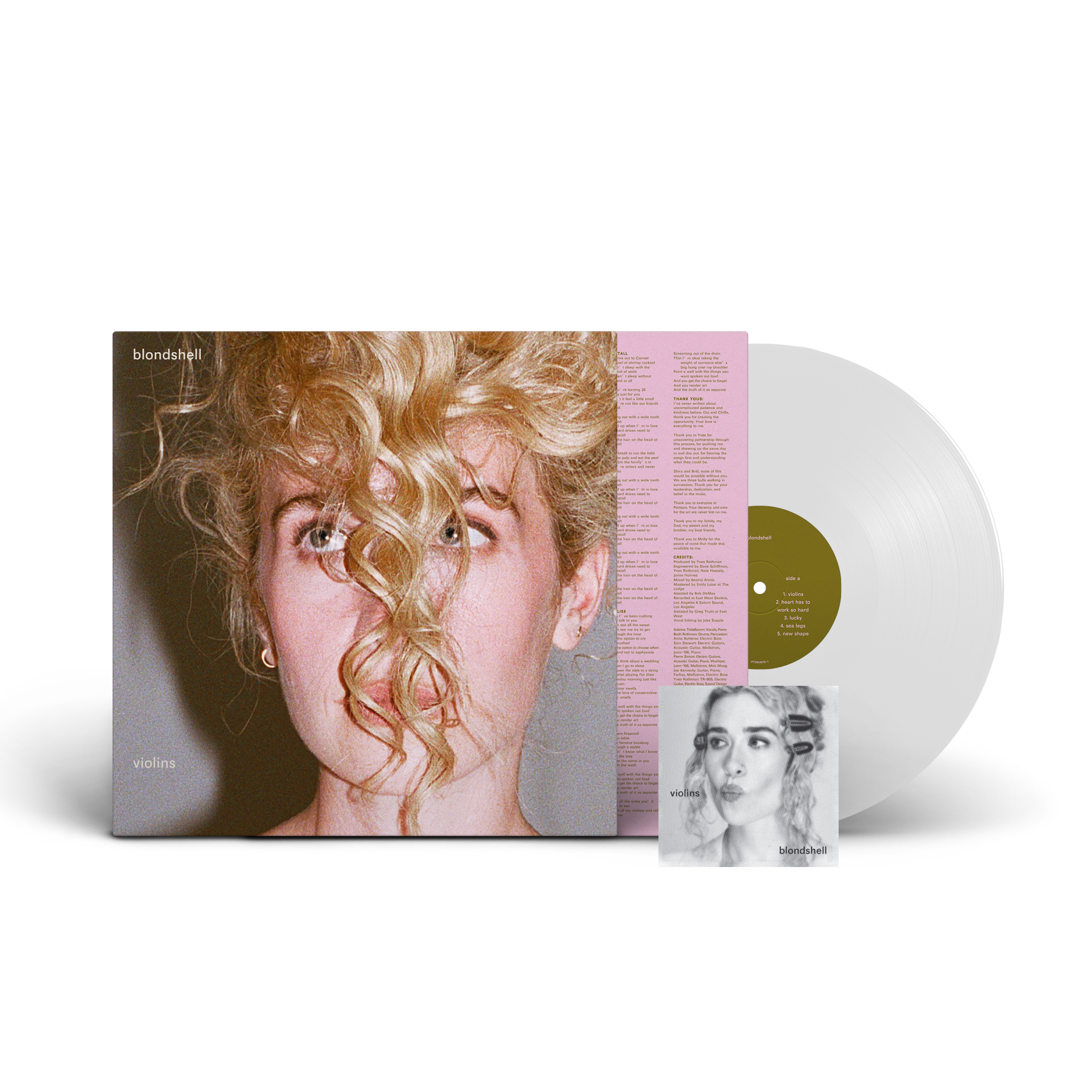 Violins: Clear Vinyl LP