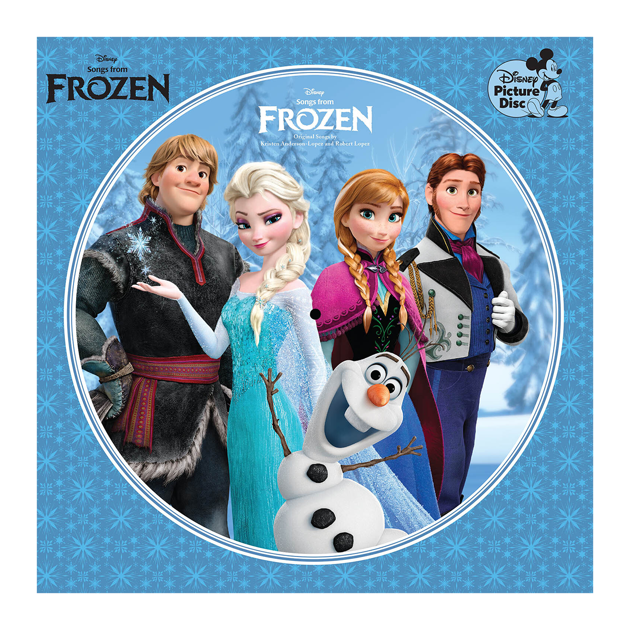 Songs From Frozen: Limited Edition Picture Disc Vinyl LP