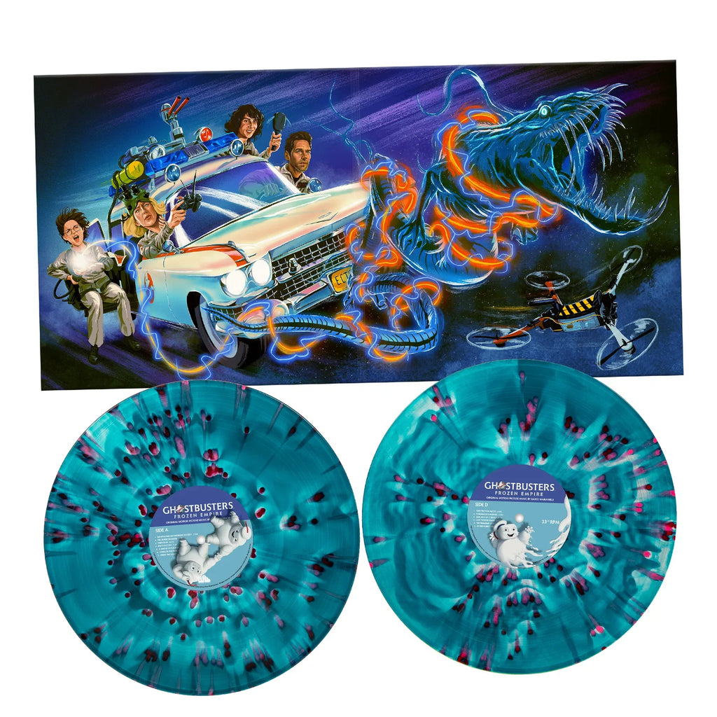 Ghostbusters - Frozen Empire (OST): Limited 'Haunted Ecto-1' Splatter Vinyl 2LP