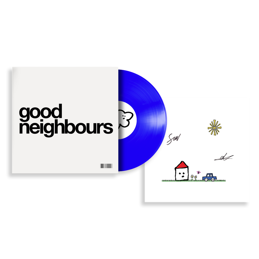 Good Neighbours: Limited Blue Vinyl 12" EP + Signed Art Card