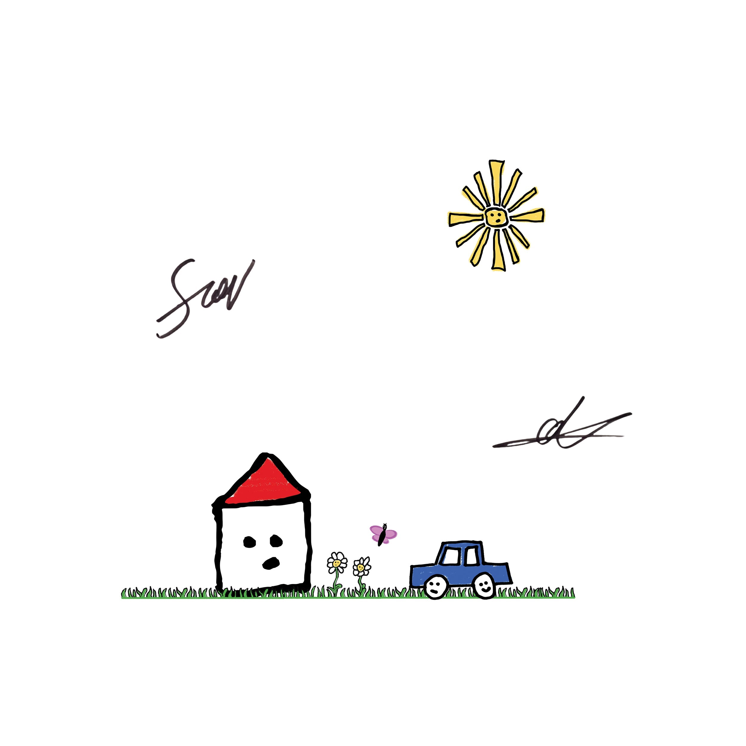 Good Neighbours Signed Art Card