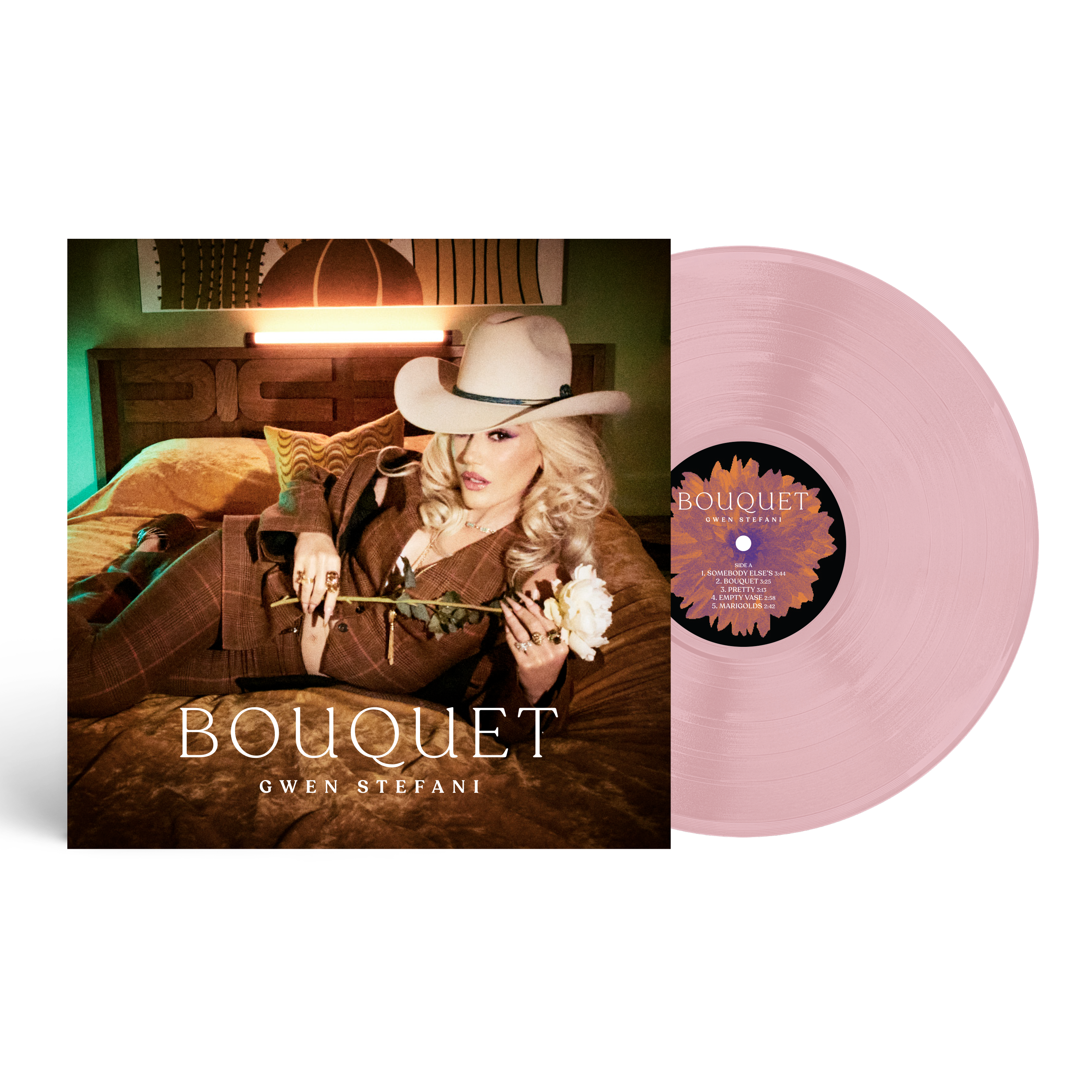 Bouquet Peony Pink Vinyl