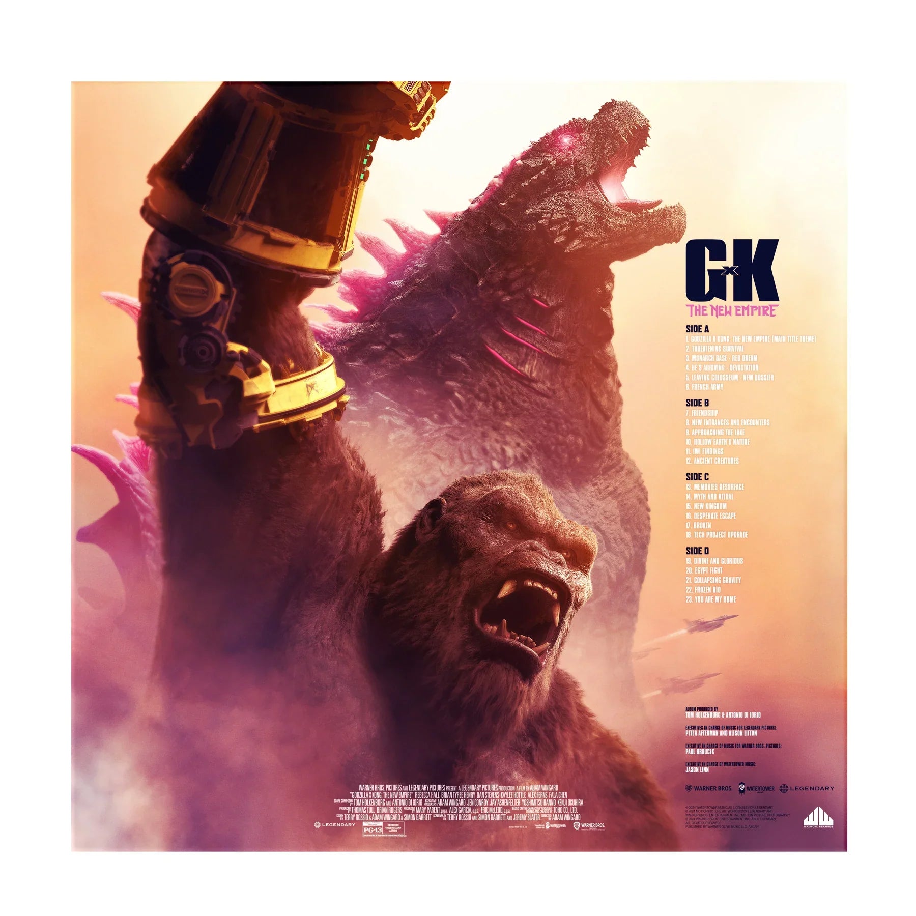 Godzilla X Kong - The New Empire (OST): Limited Colour Vinyl 2LP