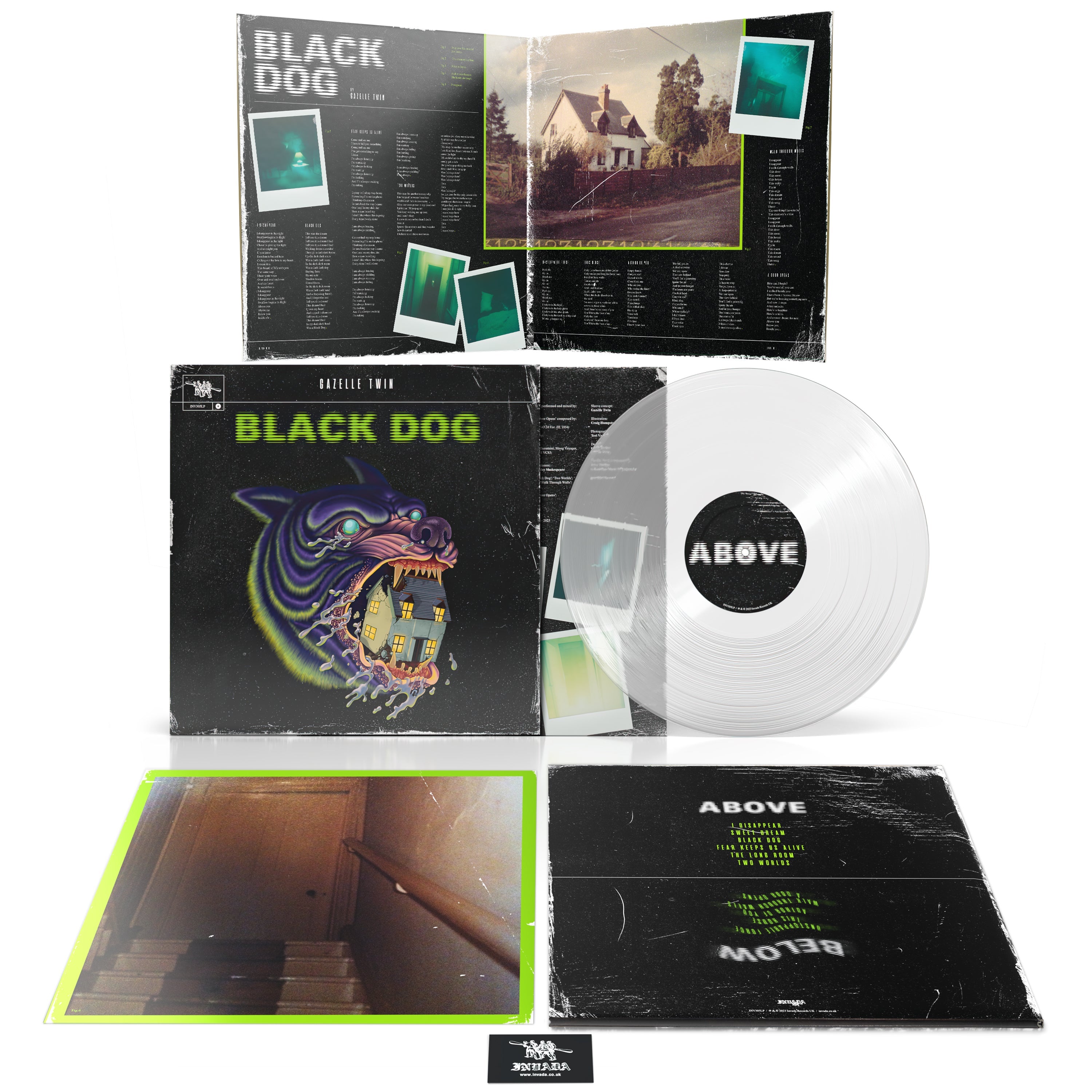 Black Dog: Limited Frosted Clear Vinyl LP