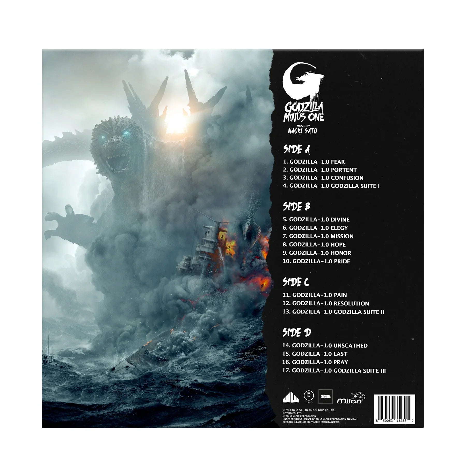 Godzilla Minus One (OST): Limited Green & Blue Vinyl 2LP