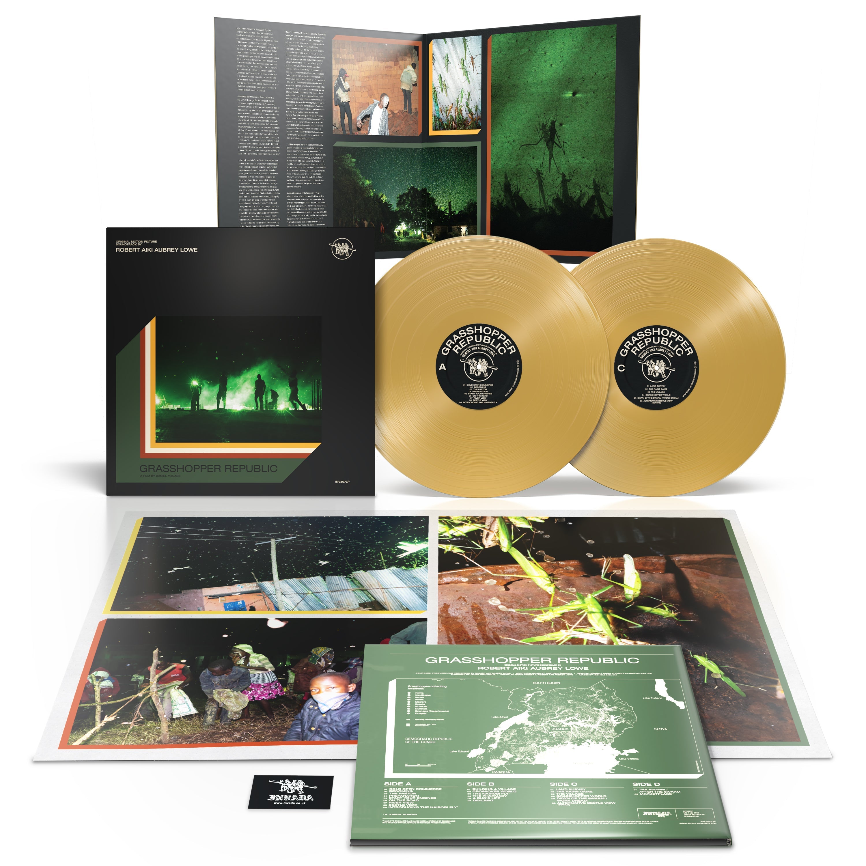 Grasshopper Republic (OST): Limited Mustard Vinyl 2LP