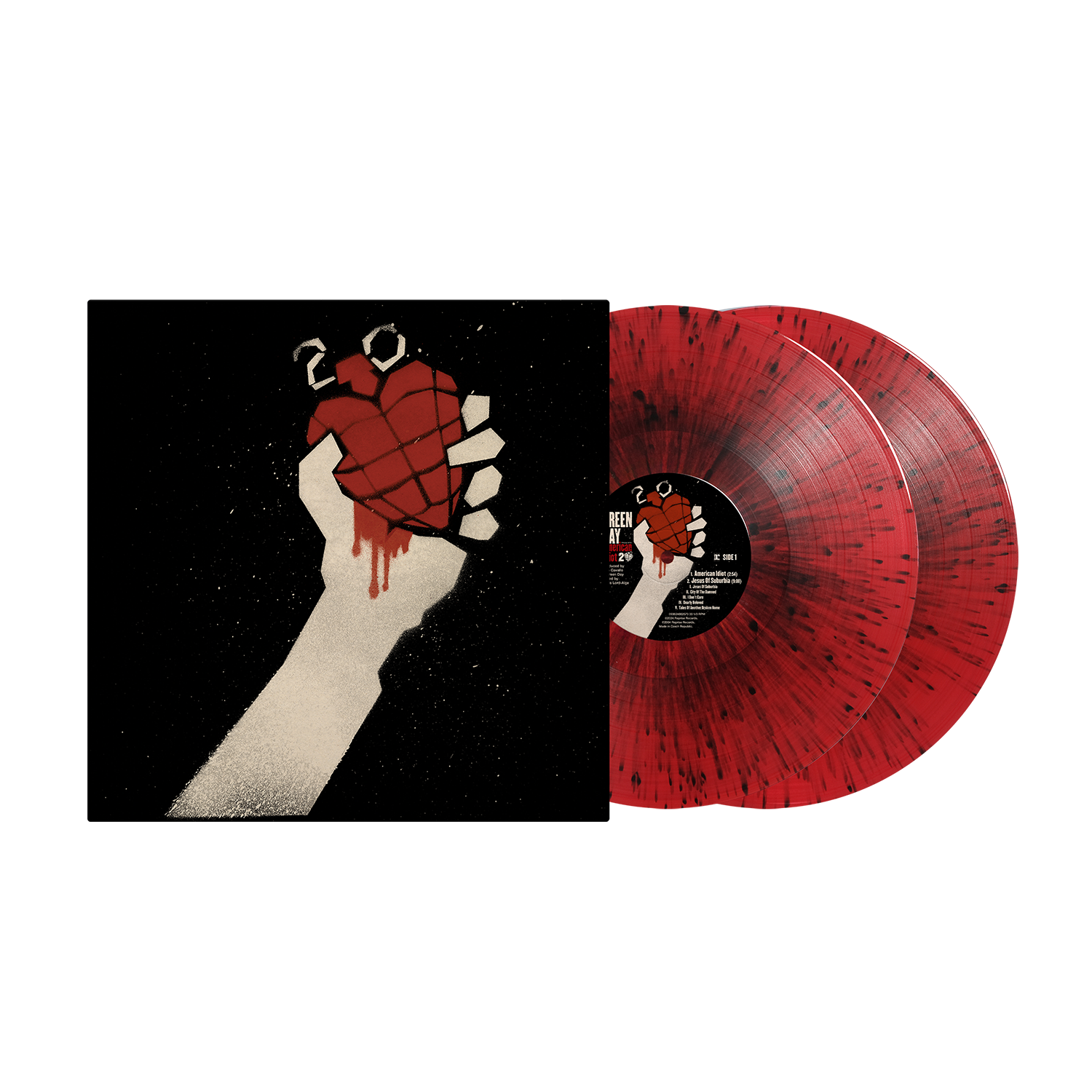 American Idiot (20th Anniversary Edition): Limited Red w/ Black Splatter Vinyl 2LP