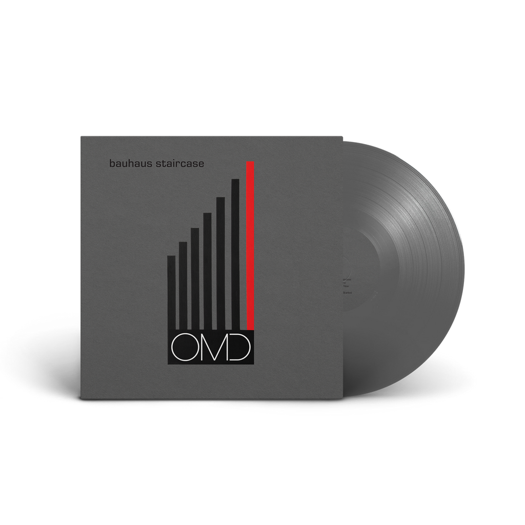 Bauhaus Staircase: Exclusive Silver Vinyl LP + Limited Spot UV Print [Numbered]