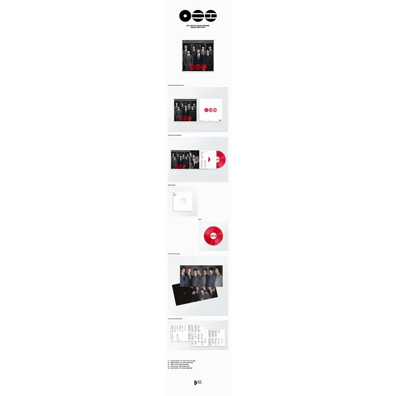 BTS The 5th Album 'ARIRANG'  (Group Red Vinyl)
