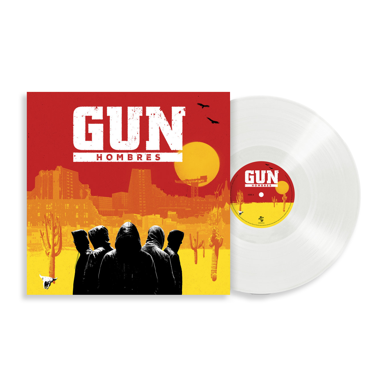 Hombres: White Vinyl LP + Exclusive Signed Print
