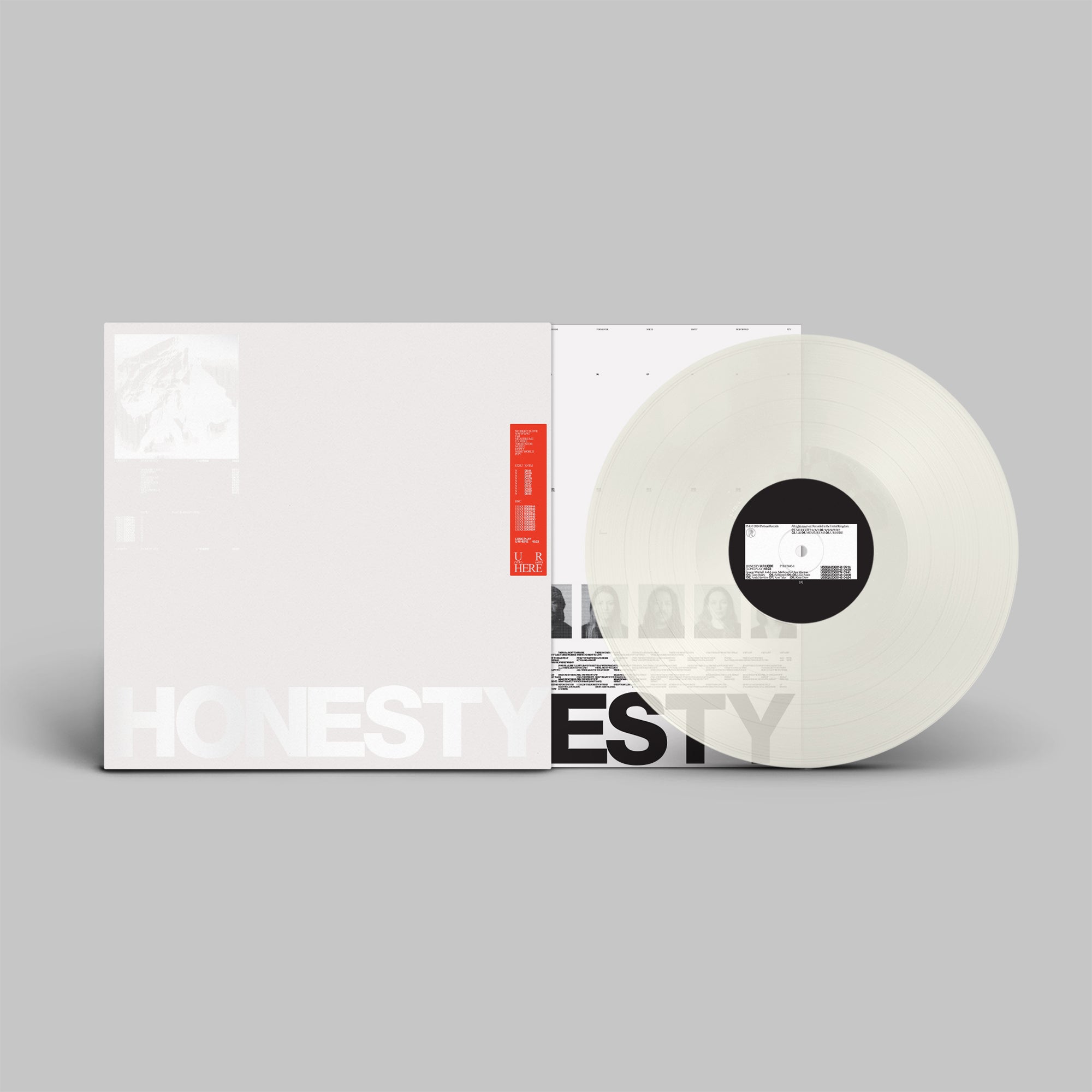 U R HERE: Limited Clear Vinyl LP