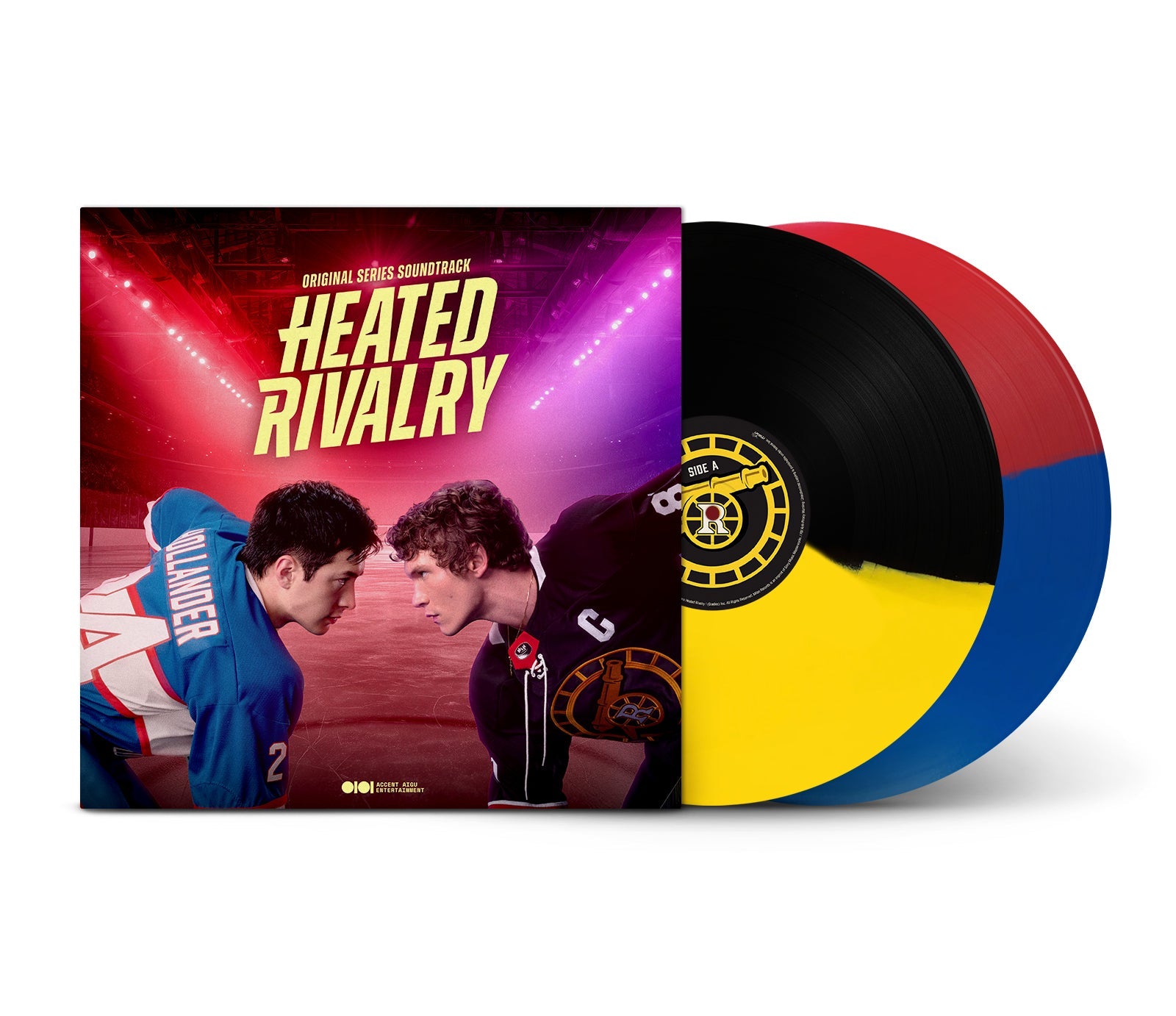 Peter Peter – Heated Rivalry: Montreal Metros Blue-Red & Boston Raiders Black-Yellow Vinyl 2LP