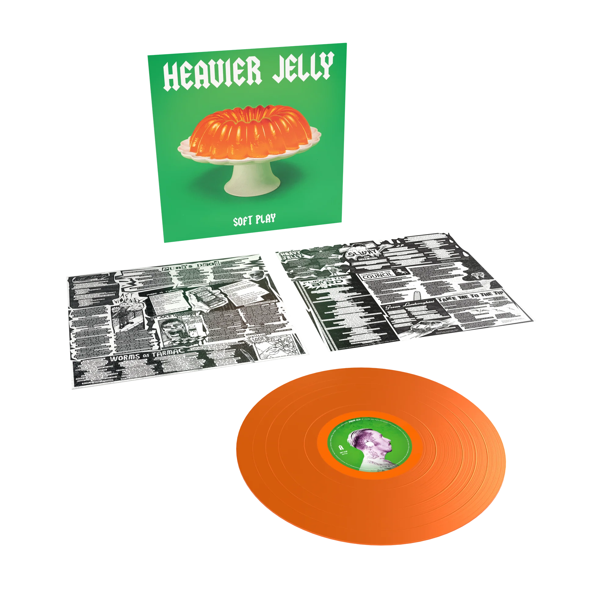 HEAVIER JELLY: Orange Vinyl LP