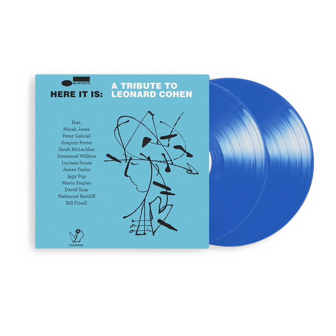 Here It Is - A Tribute To Leonard Cohen: Blue Vinyl 2LP