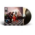 Hot Shock: Black w/ Cream Streak Vinyl LP