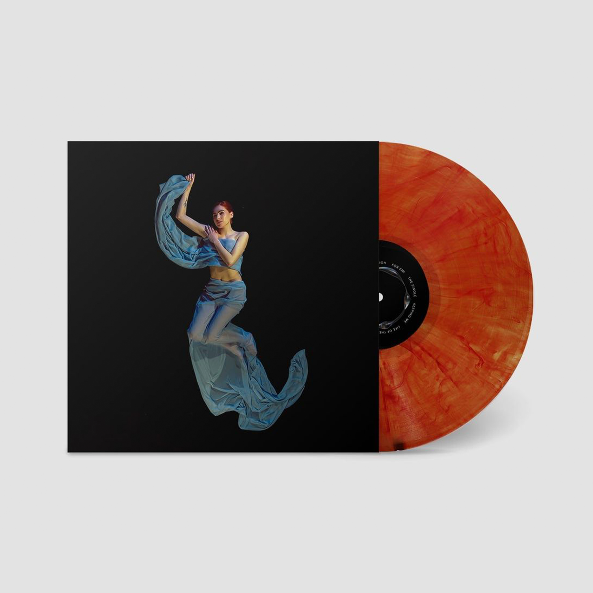 Human Human: Limited Translucent Blood Orange Swirl Vinyl LP