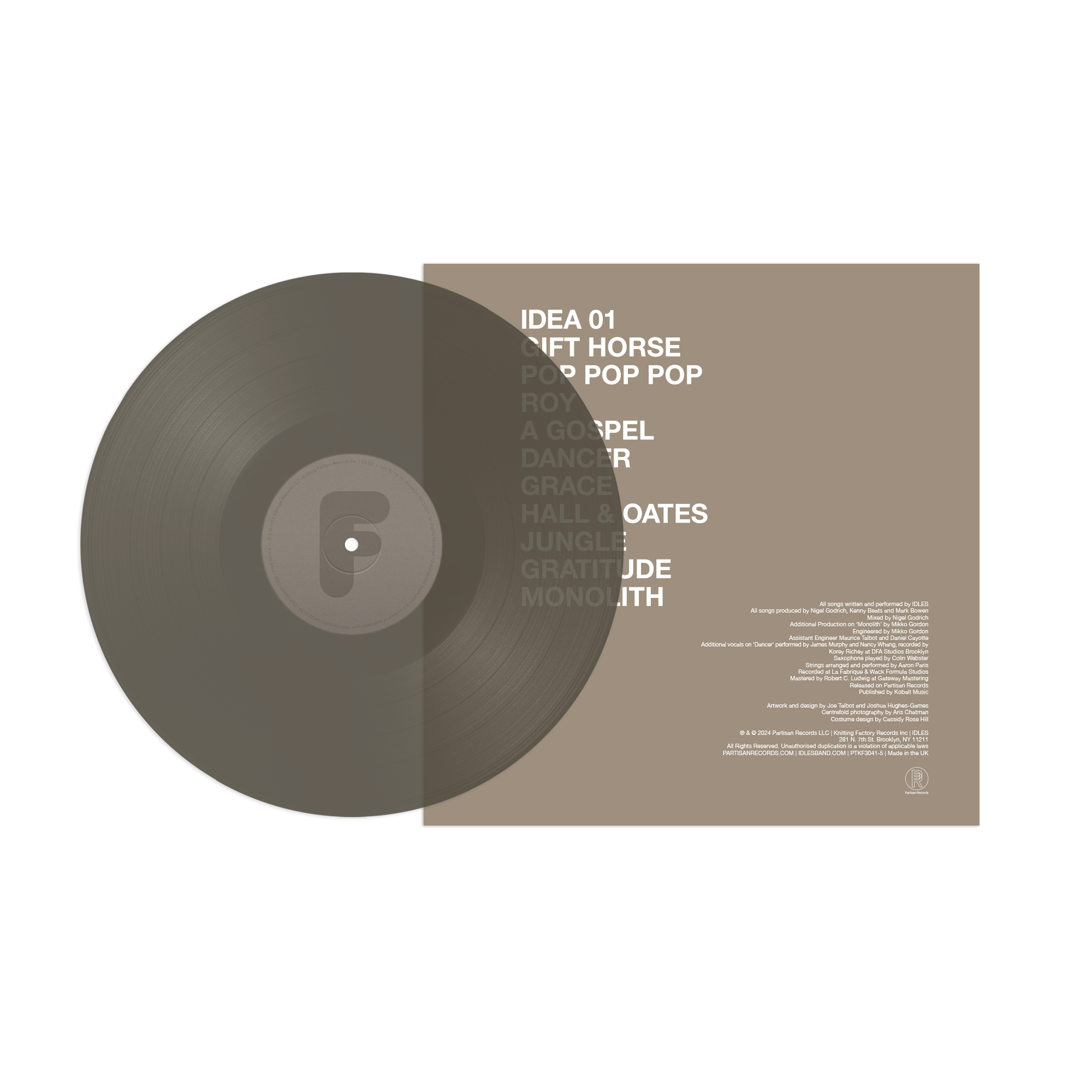 TANGK: Limited Collector’s Translucent Smoke Vinyl LP (w/ PVC Sleeve)