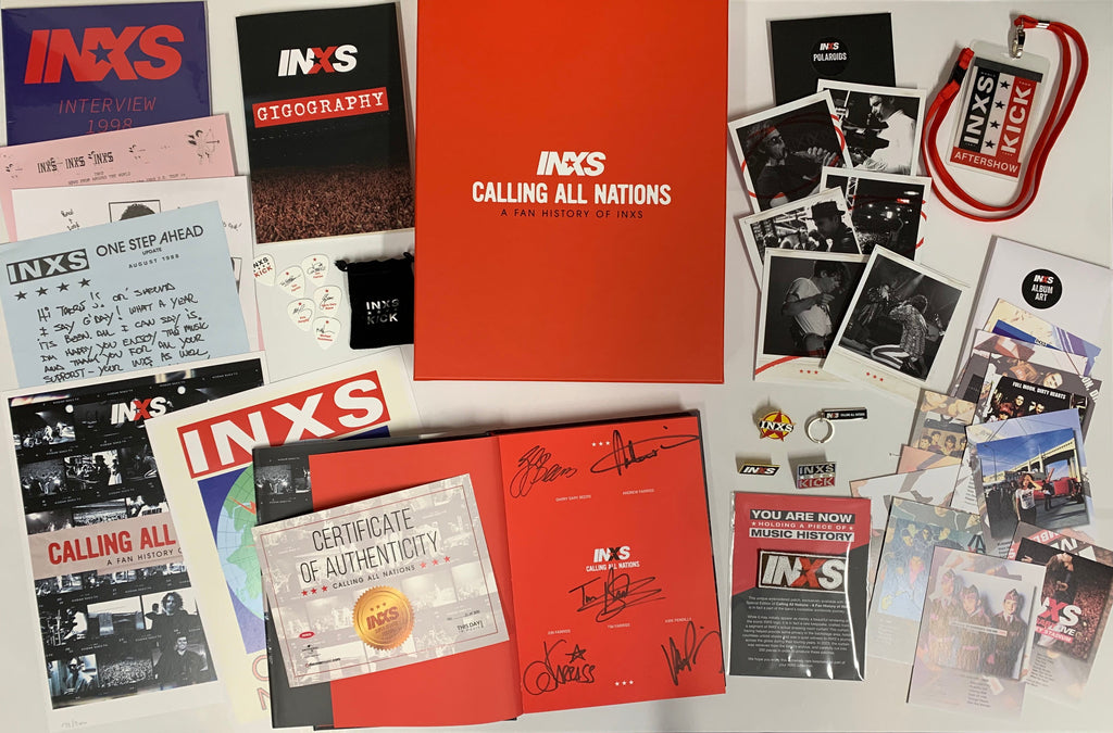 Calling All Nations: A Fan History of INXS (Signed Super Deluxe Edition Book)