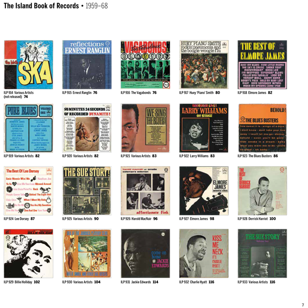 Island Book of Records - Volume One: 1959-68.