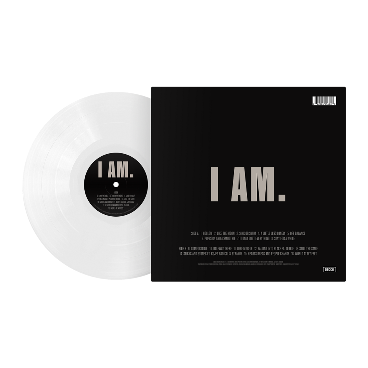I AM. - White Vinyl