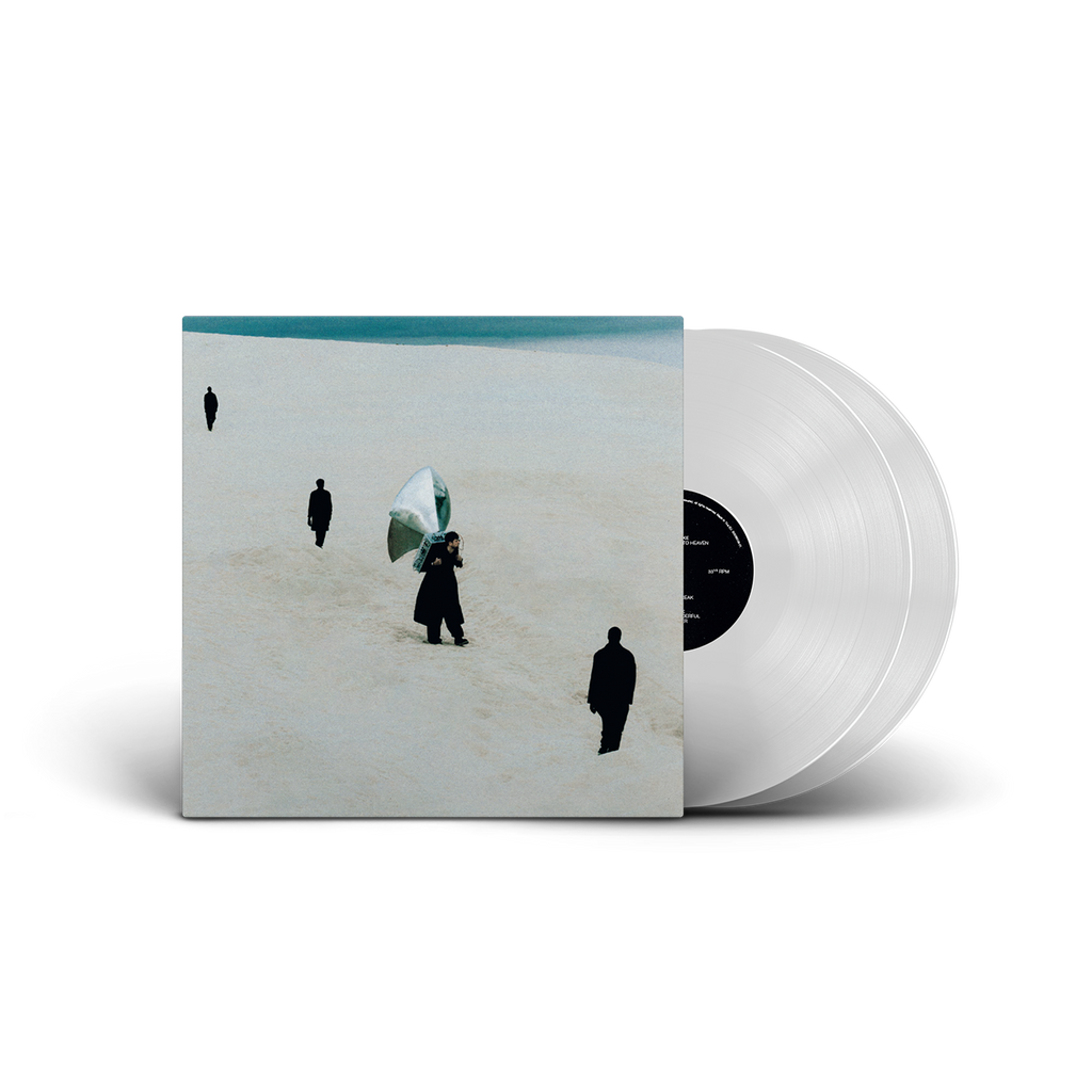 Playing Robots Into Heaven: Limited White Vinyl LP (w/ Bonus EP 12") + Signed Art Card