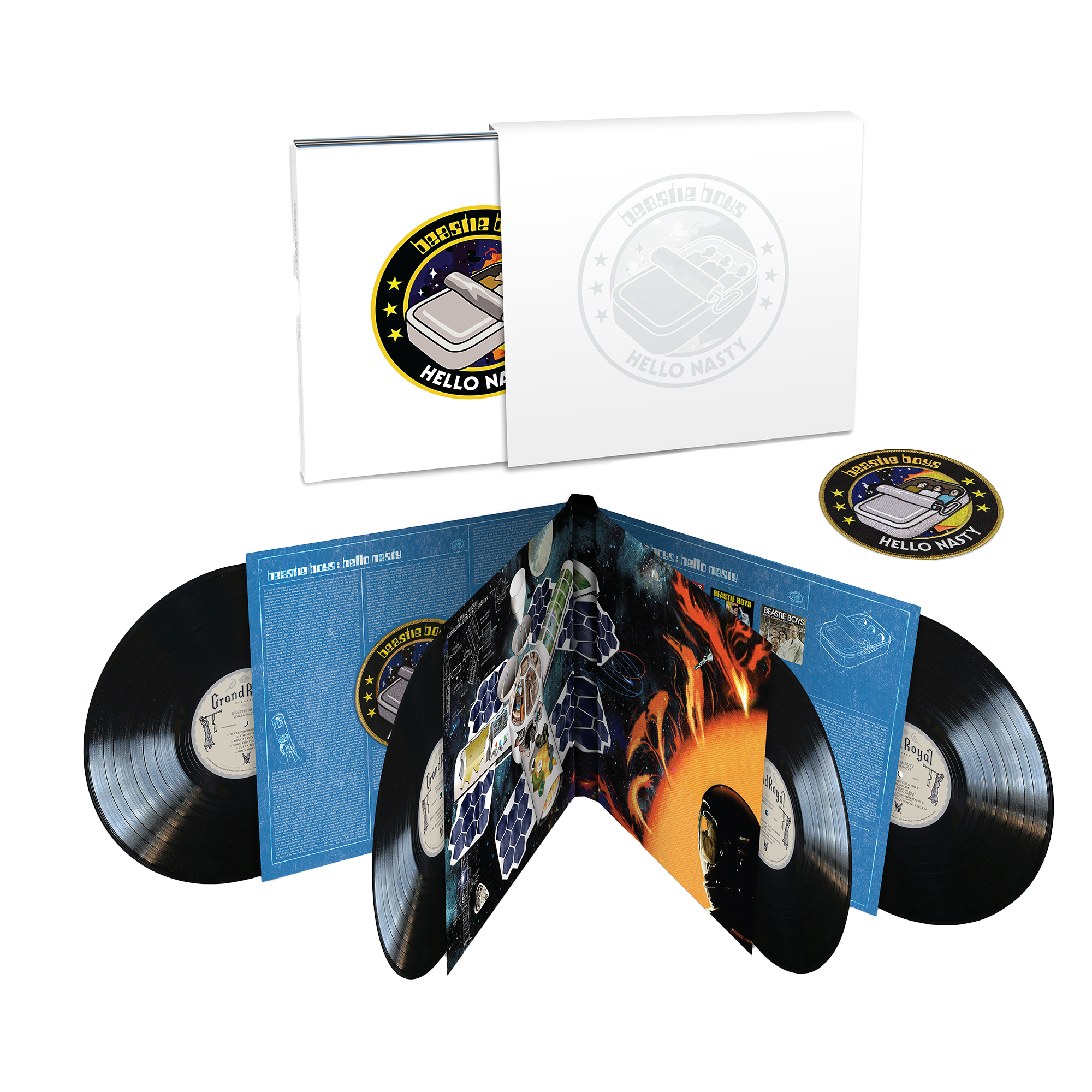 Hello Nasty: Deluxe Edition Vinyl 4LP + Sardine Can Ringer T-Shirt