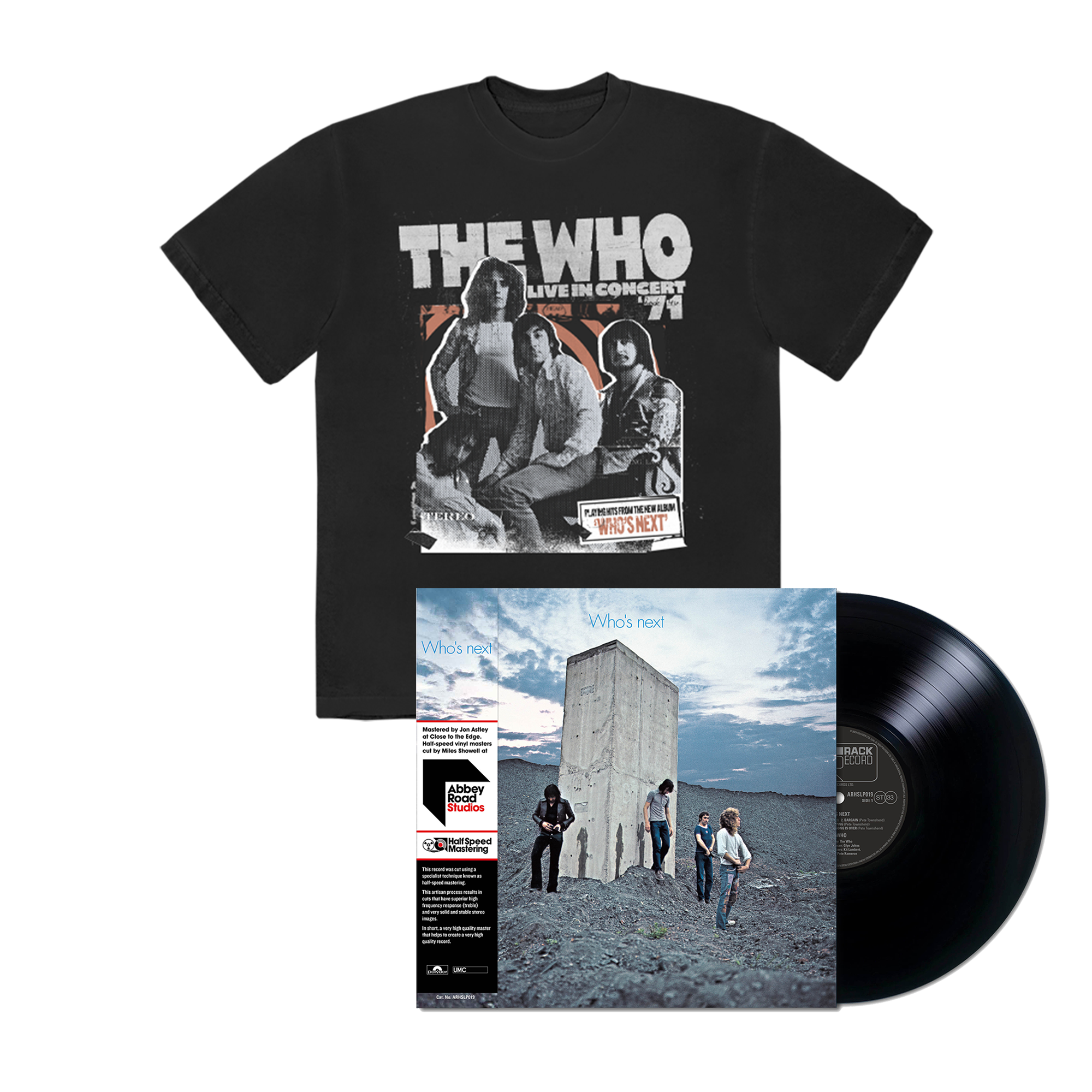 Who's Next (50th Anniversary): Exclusive Half-Speed Master Vinyl LP + T-Shirt