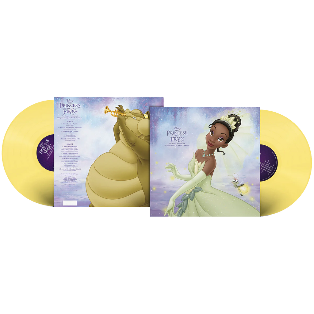 The Princess and The Frog - The Songs Soundtrack: Limited Zesty Yellow Colour Vinyl LP