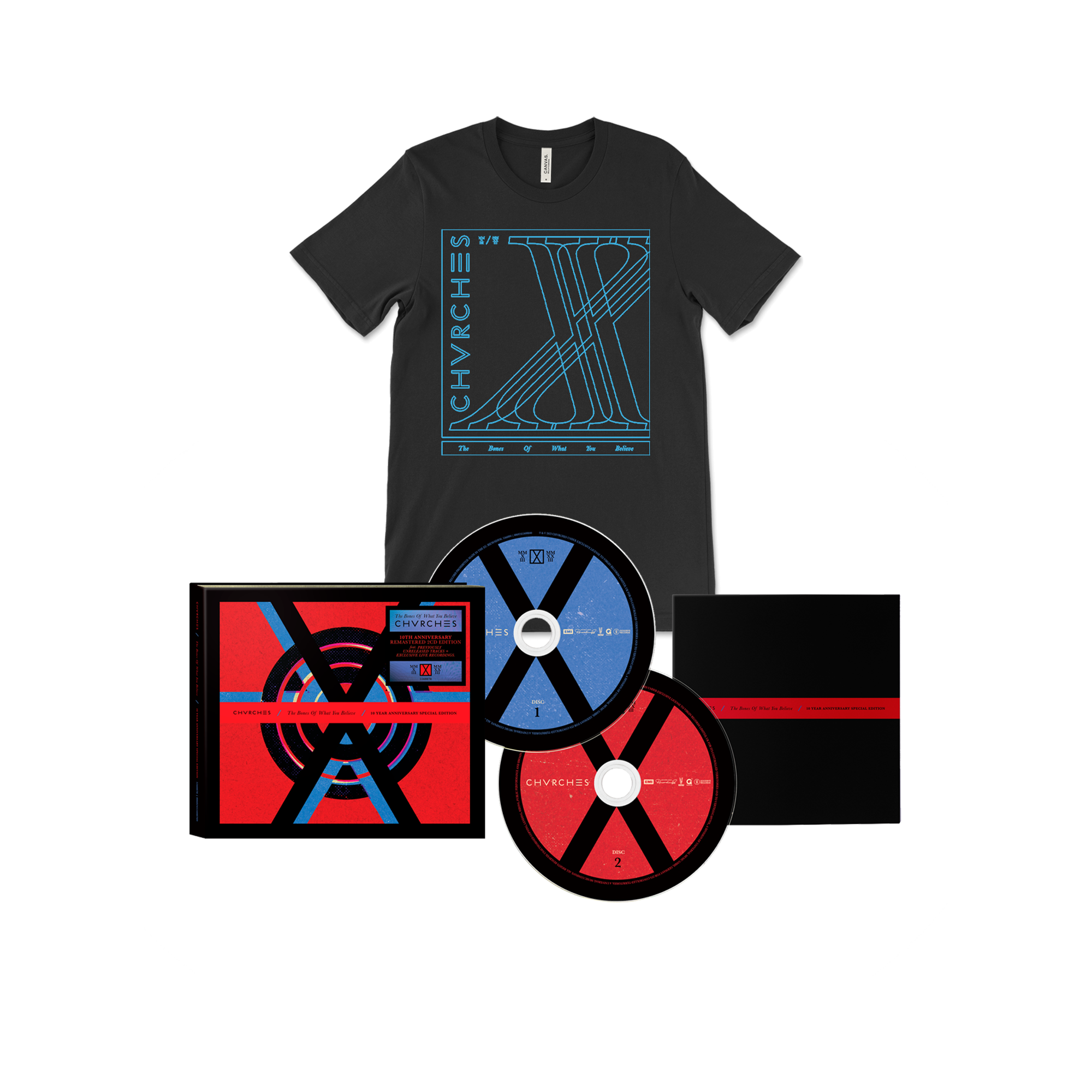 The Bones Of What You Believe (10th Anniversary Edition): 2CD & Exclusive T-shirt