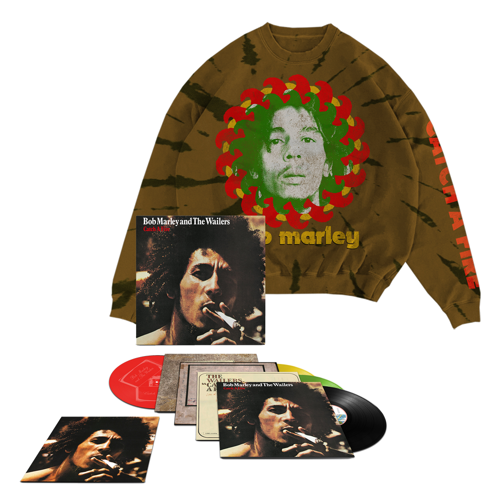 Catch A Fire (50th Anniversary): Exclusive Vinyl 3LP/12" + Tie Dye Crewneck