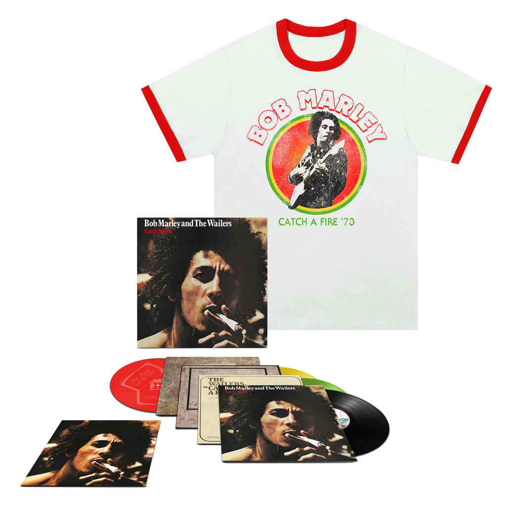 Catch A Fire (50th Anniversary): Exclusive Colour Vinyl 3LP/12" + Ringer T-Shirt