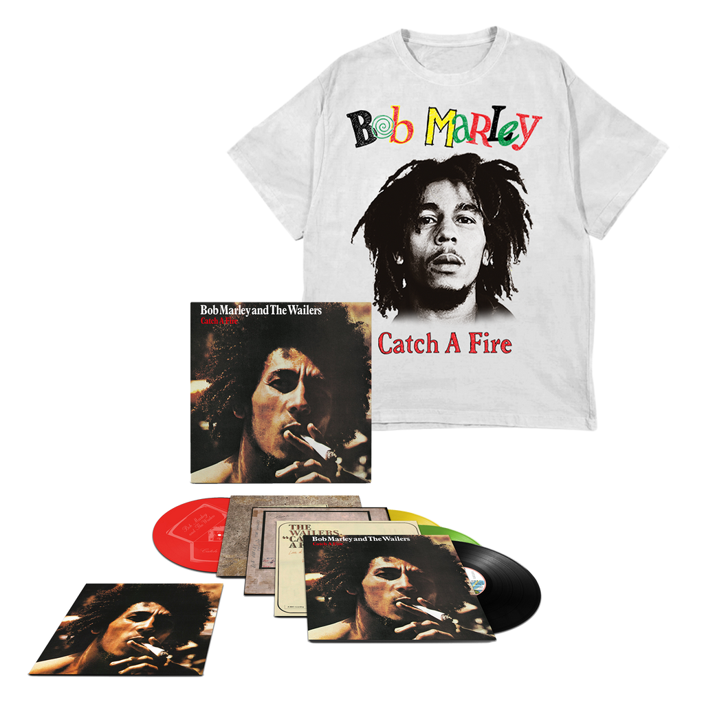 Catch A Fire (50th Anniversary): Exclusive Colour Vinyl 3LP/12" + White T-Shirt